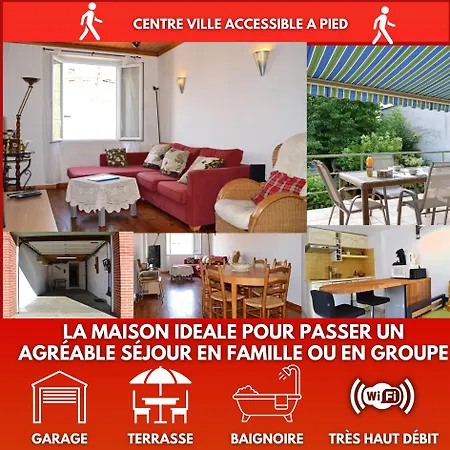 Le Pavillon De Papy Et Mamie - Garage - Terrasse - Proche Centre *