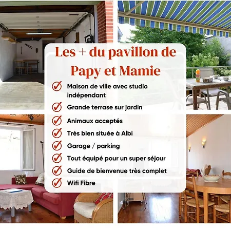 Le Pavillon De Papy Et Mamie - Garage - Terrasse - Proche Centre * Альби